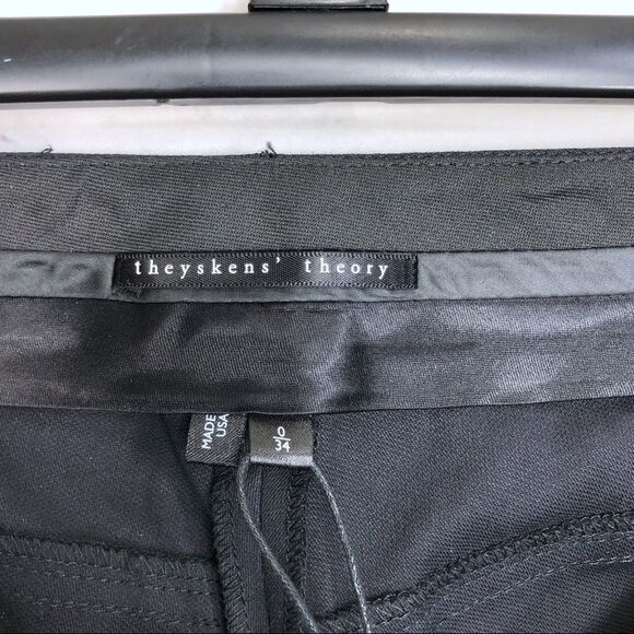 NEW Theyskens' Theory Paraw Followi Flare Pants Sz 0 - Picture 6 of 11